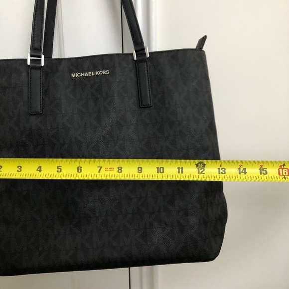Michael Kors Large Black Grey Tote - Picture 4 of 8